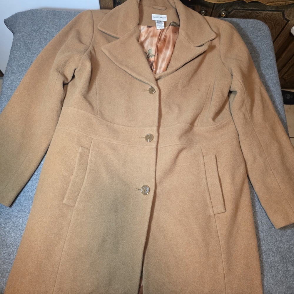 Jaclyn Smith wool-blend winter coat Xl I2